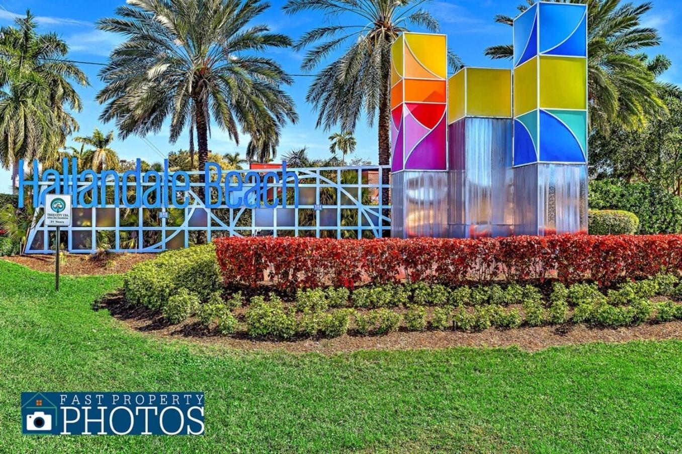 2 Bdrm Modern House Mins From Beach & Casino Hb1 Hallandale Beach Extérieur photo
